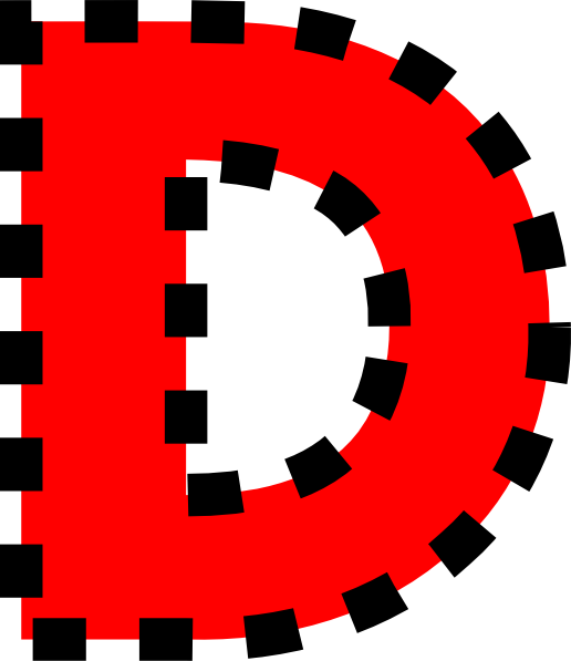 Letter D Clipart