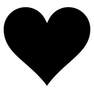 Black heart clip art - ClipartFox