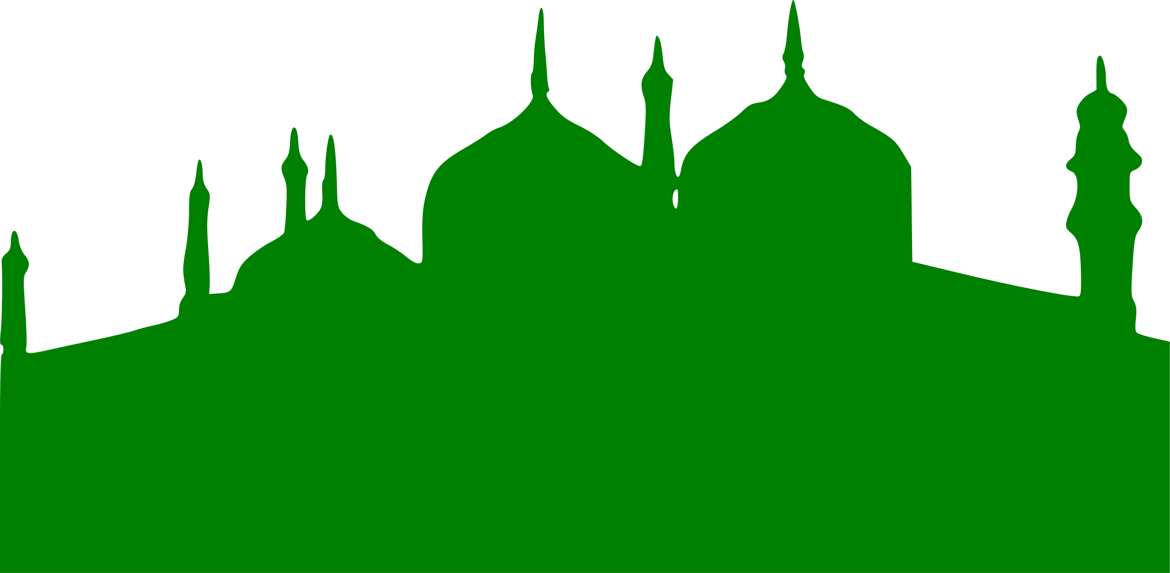 Clipart - Green Mosque