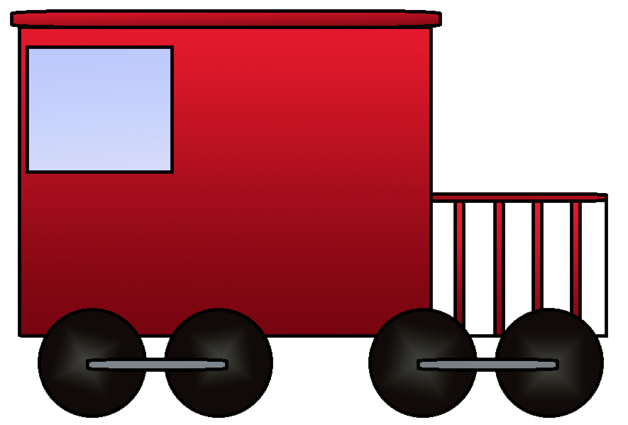 Train Engine And Caboose Clipart - Free Clipart Images