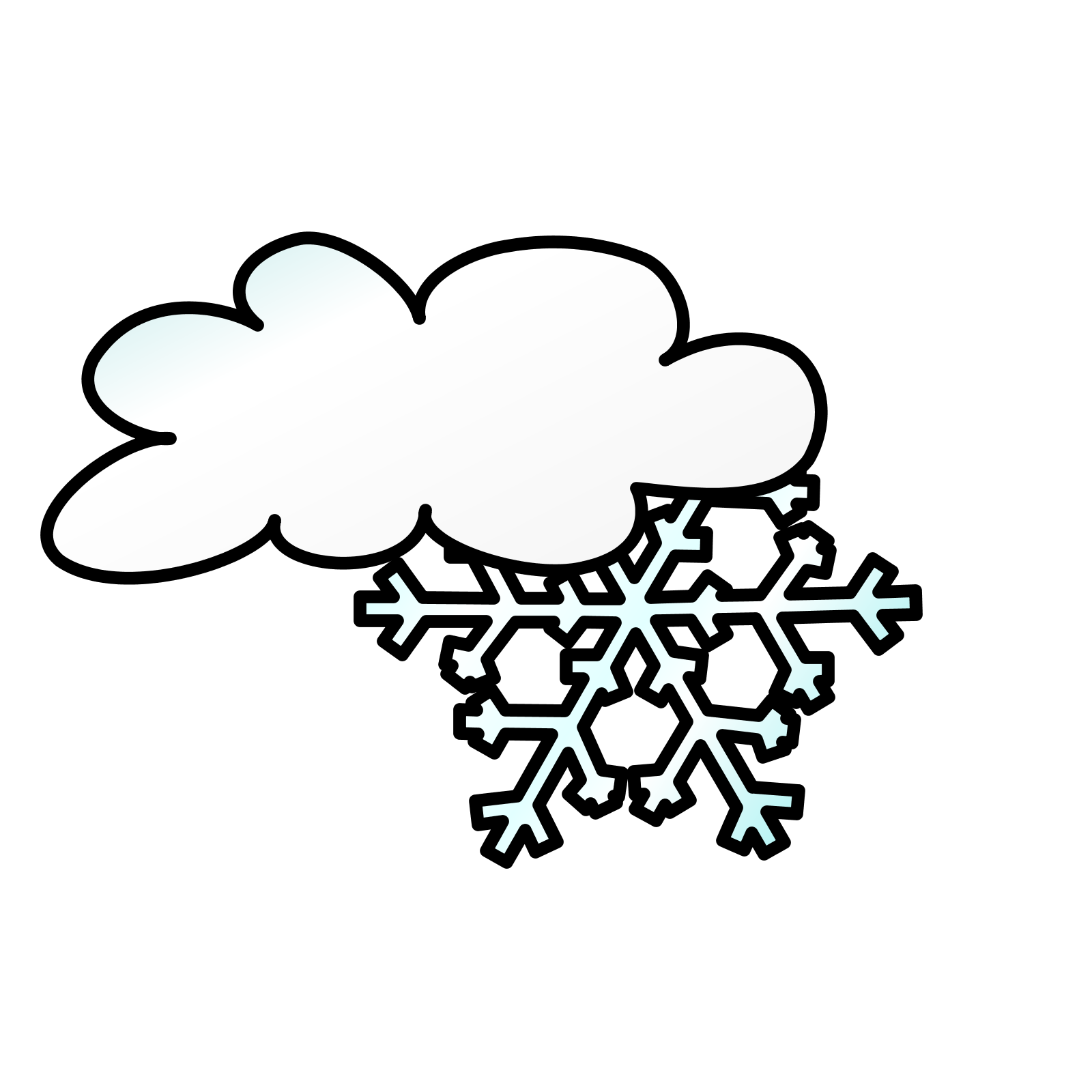 Snow Cloud Clipart - Free Clipart Images