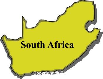 South Africa Map Clipart