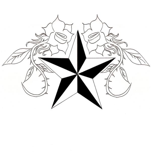 Drawings Of Stars Tattoos | Free Download Clip Art | Free Clip Art ...