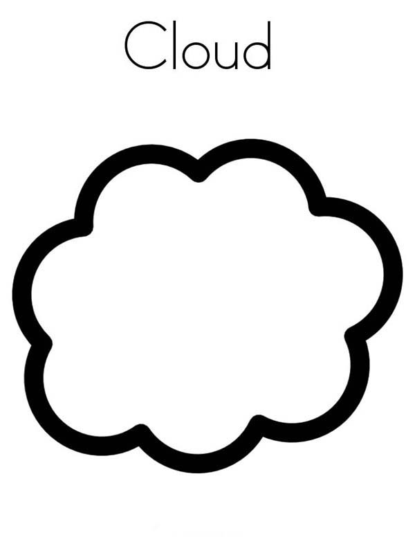 Cloud Coloring Page Printable Cloud Coloring Pages For Kids ...