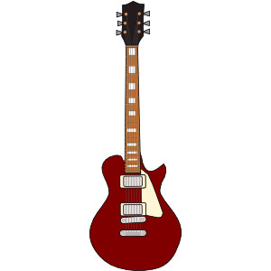 Gibson Les Paul Guitar clip art - vector clip art online, ro ...