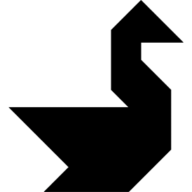 Tangram Swan - Tangram puzzle #16 - Fun games based on the famous ...