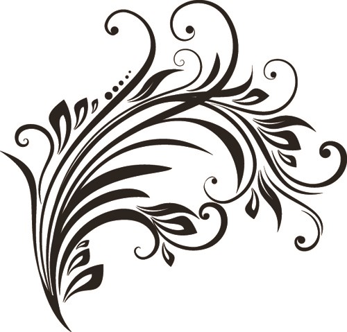 Floral Design Ornaments elements mix vector 04 | Free download