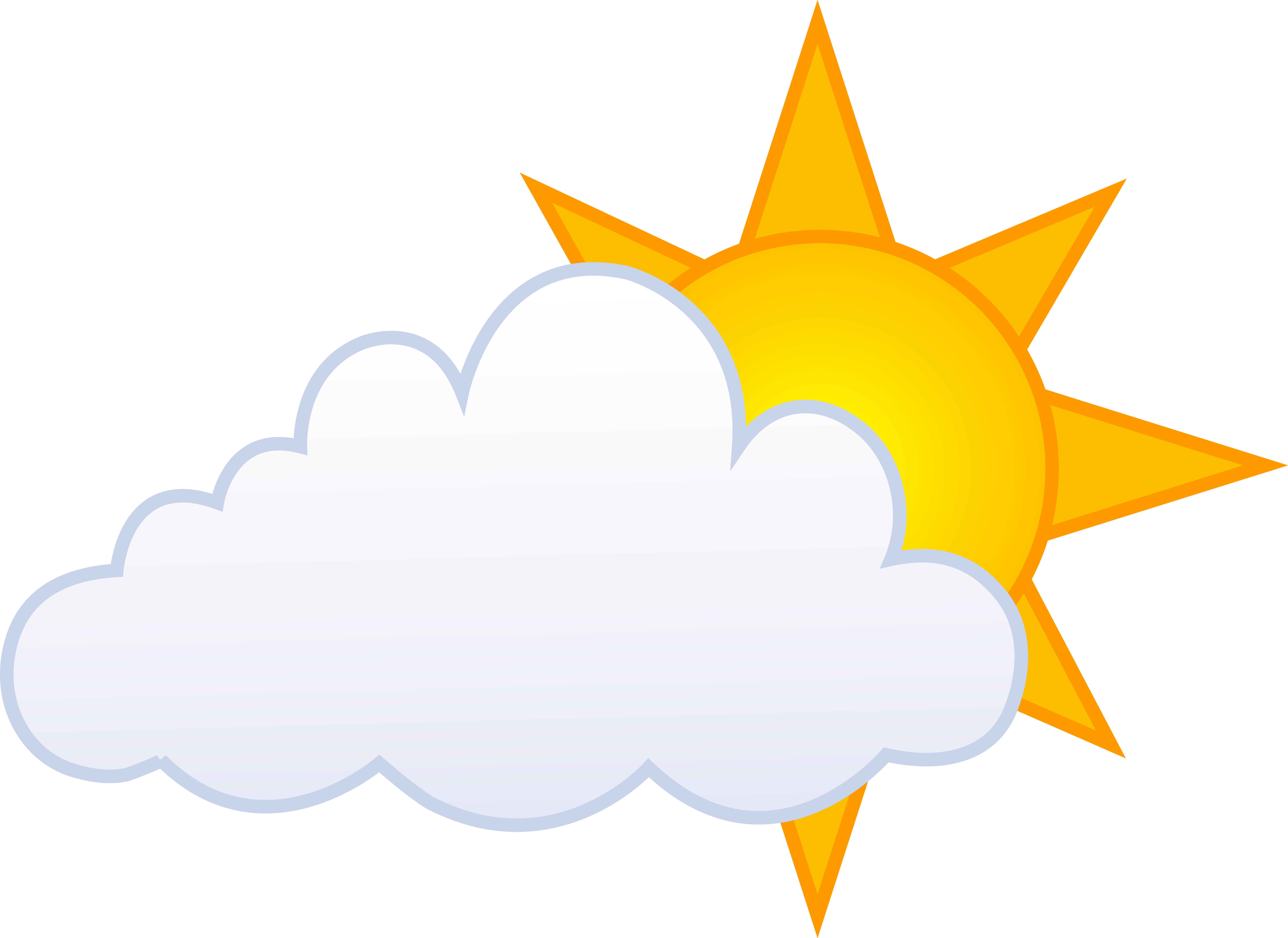 Partly Cloudy Clipart - Clipartion.com