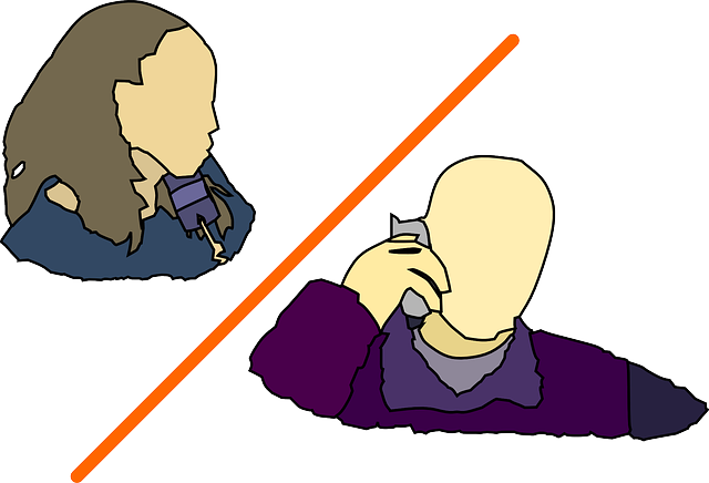 PHONE, TWO, CELL, PEOPLE, MAN, LADY, CARTOON, MOBILE - Public ...