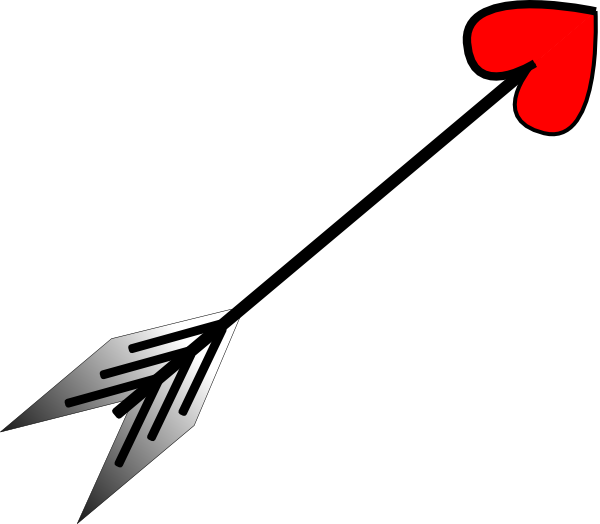 Heart With Arrow Clipart