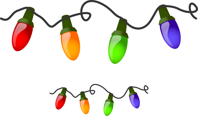 Christmas Lights Border Clipart - Free Clipart Images