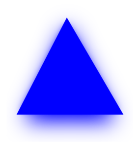 Blue Triangle Clip Art - vector clip art online ...