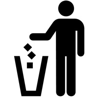 LITTER BIN SIGN Logo Vector (.EPS) Free Download