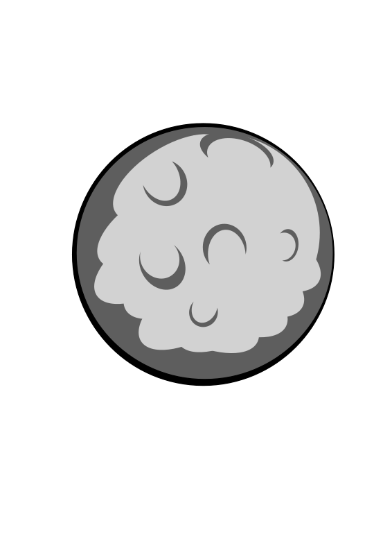 Moon charles mccolm 01 Free Vector