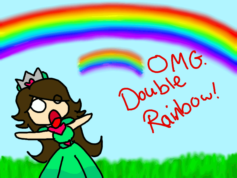 OMG DOUBLE RAINBOW-animated by Peach-X-Yoshi on DeviantArt