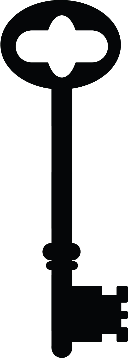 Skeleton key clipart graphics