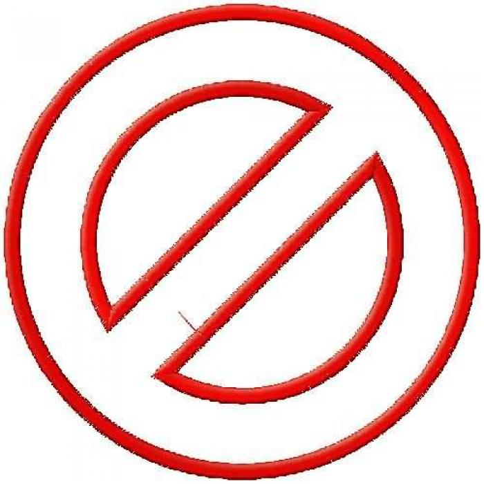 Ban Sign