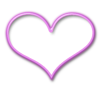 PURPLE OUTLINE HEART by MissesAmberVaughn on DeviantArt