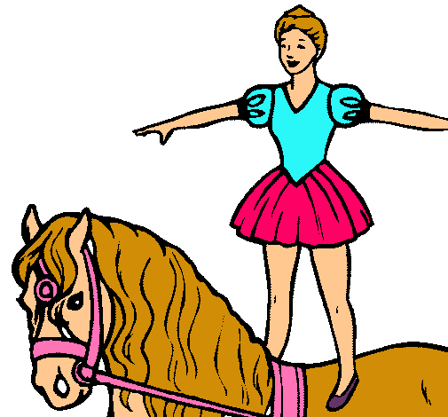 Dibujo De Una Trapecista - ClipArt Best