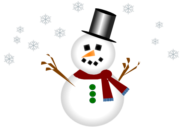 free clip art snowman faces