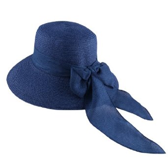 Allegra K Ladies Fashion Linen Bow Decor Straw Braid ...