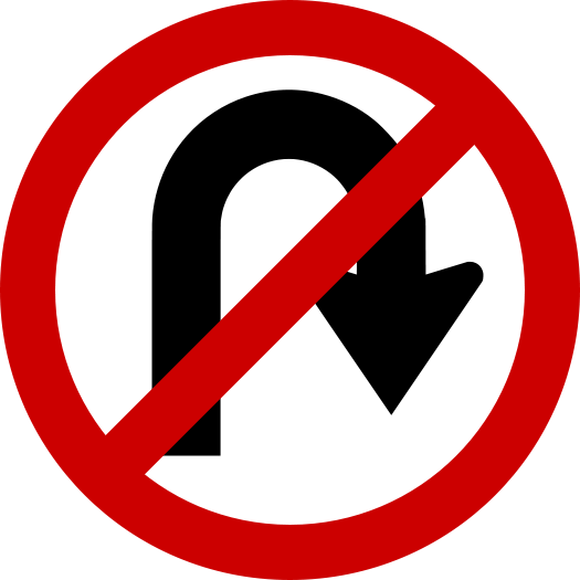 South Africa - No U Turn.svg - ClipArt Best - ClipArt Best