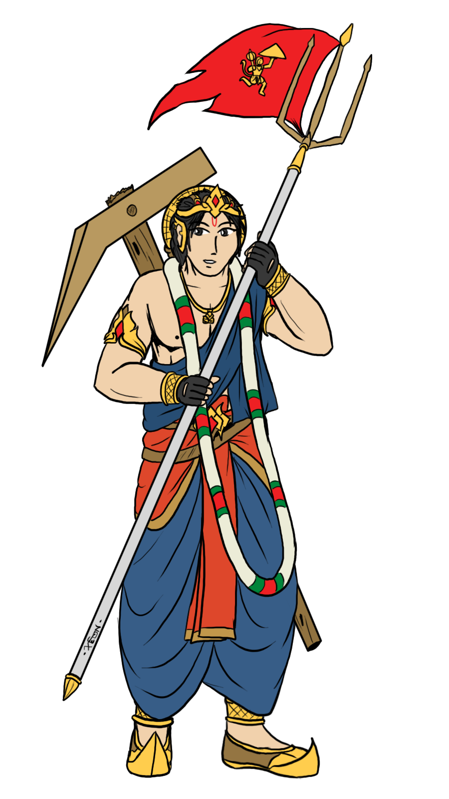 Balarama - The Royal Hanuman flag