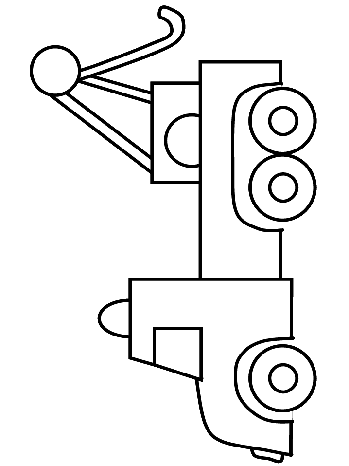 Coloring Page Place :: Trucks (Transportation) Coloring Pages