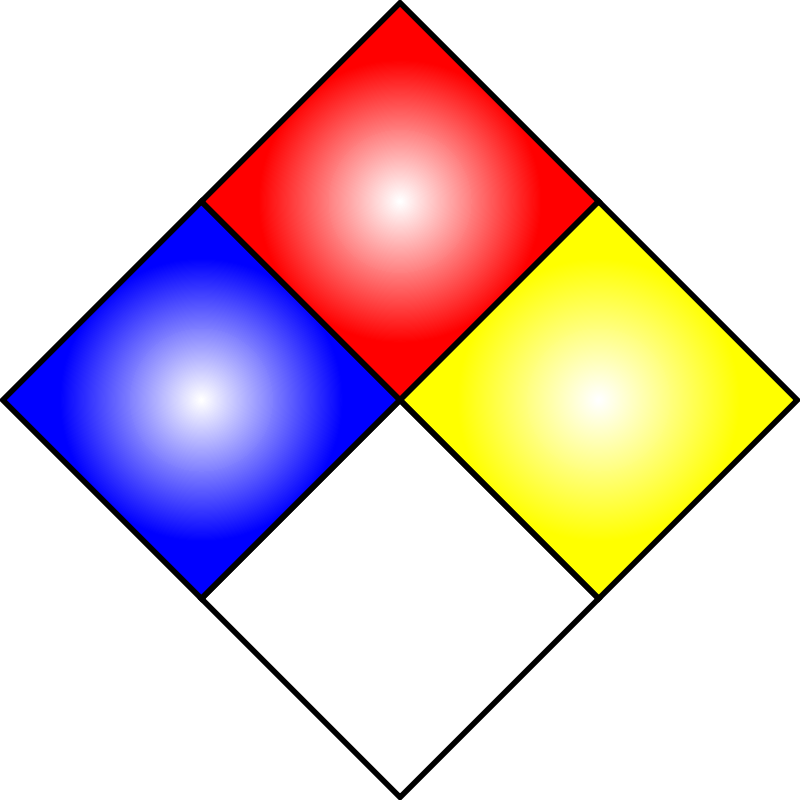 Clipart - NFPA 704 Fire Diamond