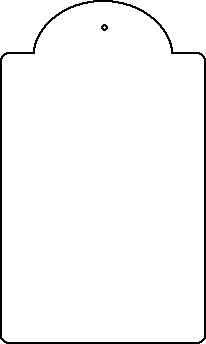 Gift Tag Outline