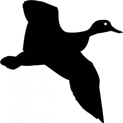 Duck in Flight Silhouette : Custom Wall Decals, Wall Decal Art ...
