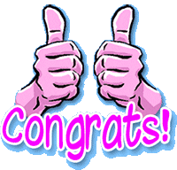 Free Clipart - Free Graphics - Congratulations