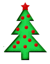 Christmas Clipart - Trees and Wreaths