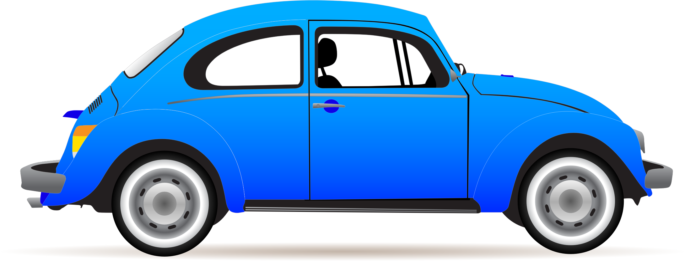 Clipart - Blue Beetle Profile