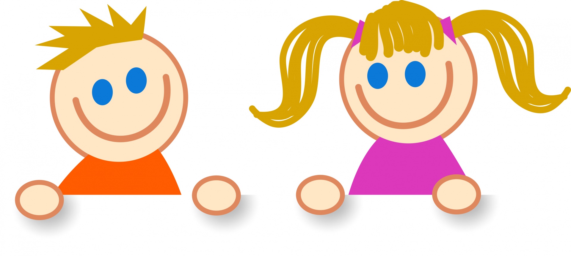 Cartoon Kids Clipart Free Stock Photo - Public Domain Pictures