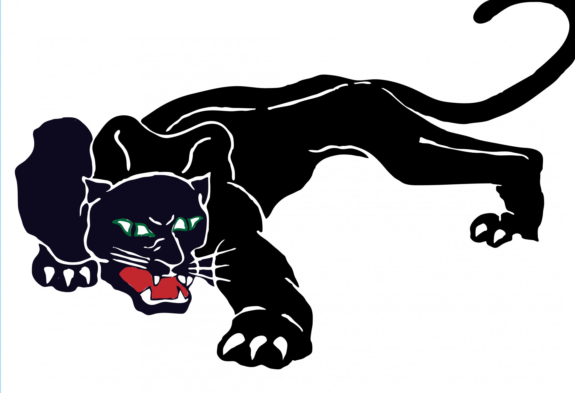 Black panther clipart