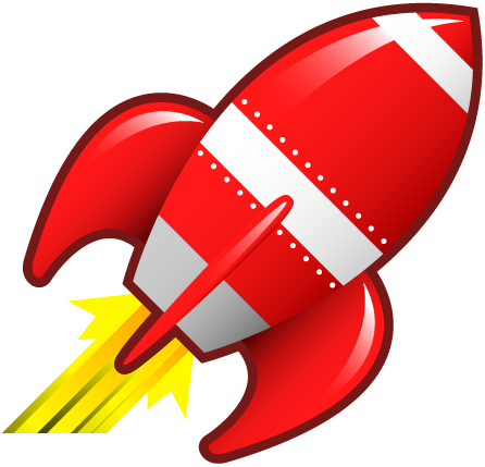 Free rocket ship clipart