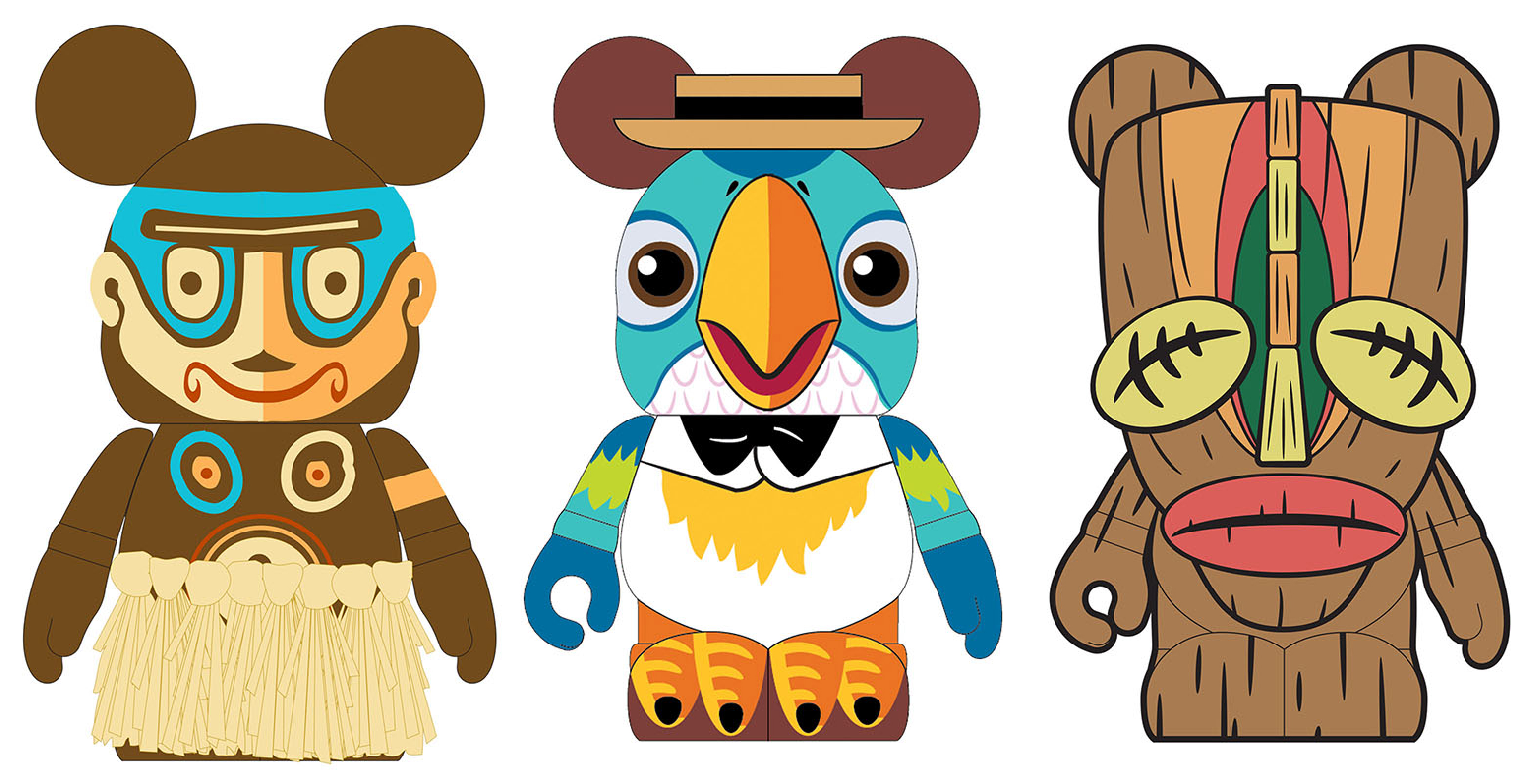 Tiki Gods Clip Art - ExtraVital Fasion
