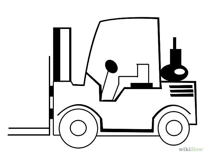 How to Draw a Forklift: 9 Steps (with Pictures) - wikiHow ...