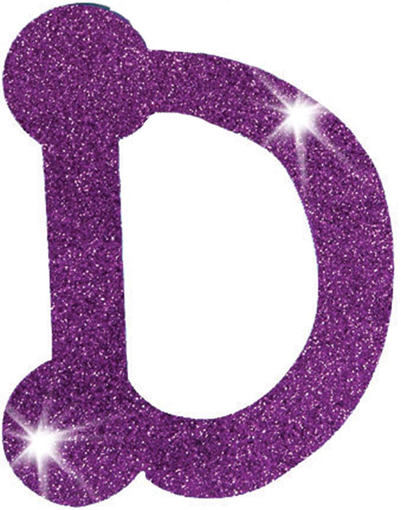 Glitter alphabet clipart
