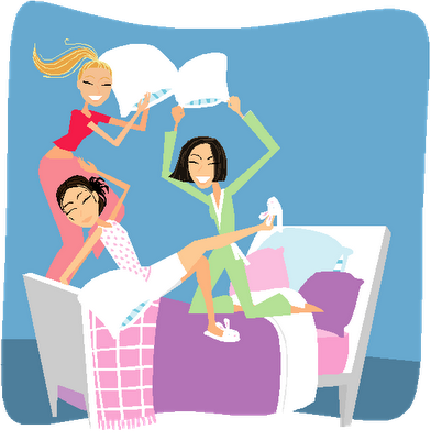 Slumber Party Clipart - Tumundografico