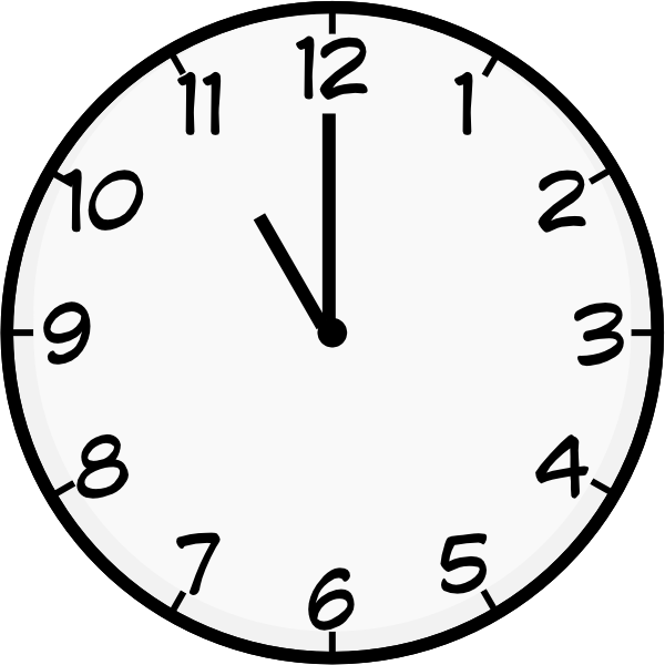 Eleven O Clock Clip Art at Clkercom vector clip art online ...