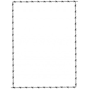 Barbed wire clipart border