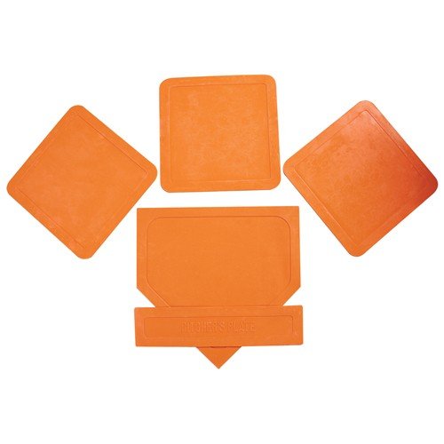 Amazon.com : BSN Orange Throw Down Bases (5 Piece) : Baseball ...