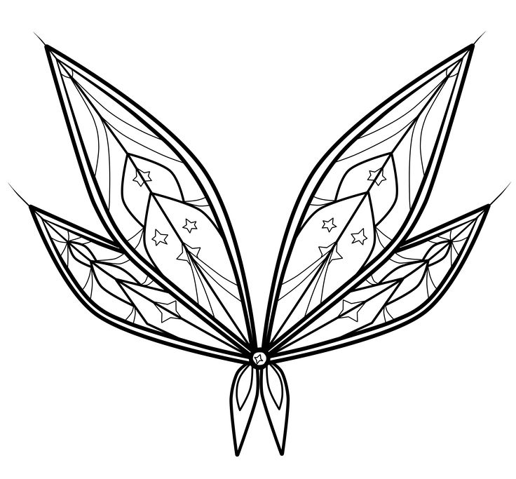 Fairy Wings Drawing | Wings Drawing ...