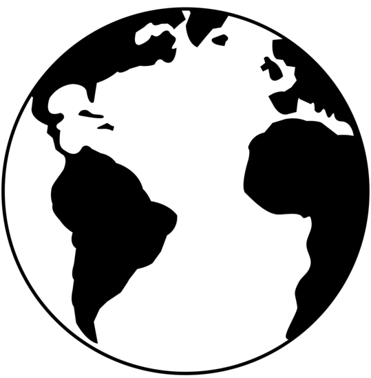 Black And White Earth | Free Download Clip Art | Free Clip Art ...