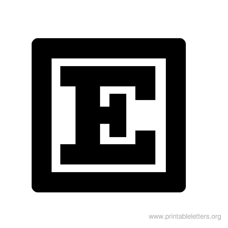 Printable Letters E | Letter E for Kids | Printable Alphabet Letters