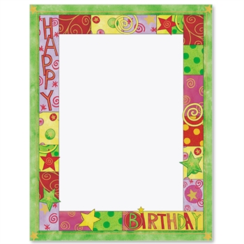Birthday Borders For Word