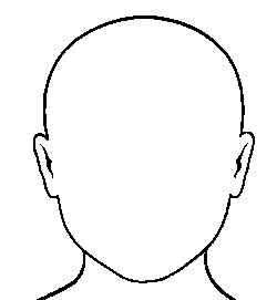 Blank face clip art