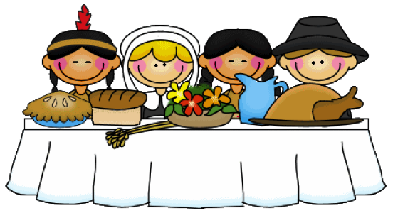 Original thanksgiving dinner clipart